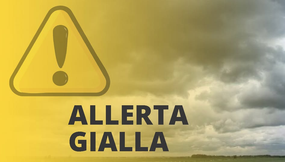 30/09/2025 AVVISO ALLERTA METEO GIALLA